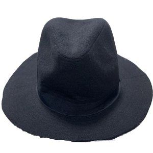 BRAND NEW Women's Black Top Hat - One Size Fashion Hat - New Black Fedora